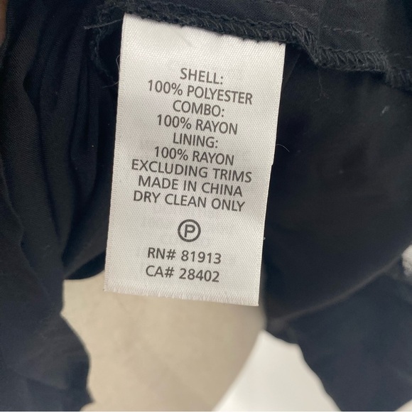 Plenty by Tracy Reese Black A-Line Floral Party Mini Dress Small - Picture 8 of 10